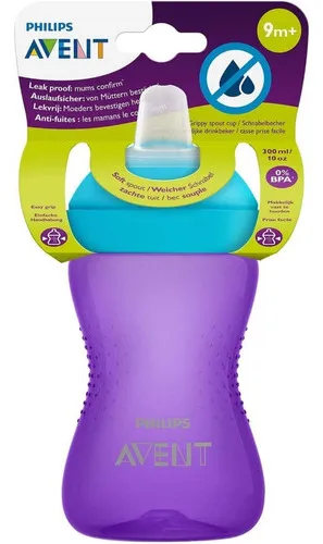 AVENT VASO MY GRIPPY PICO SILICONA 300ML 9M+